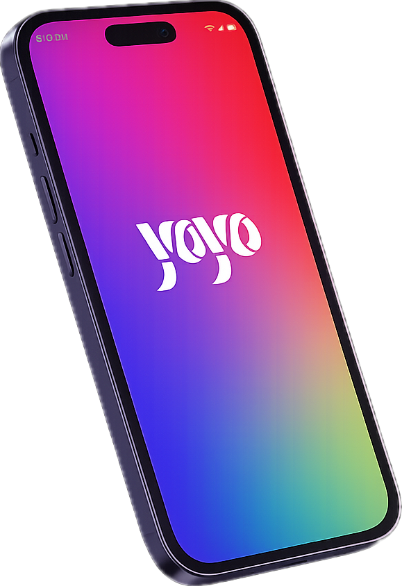 Pantalla de inicio de la app YOYO